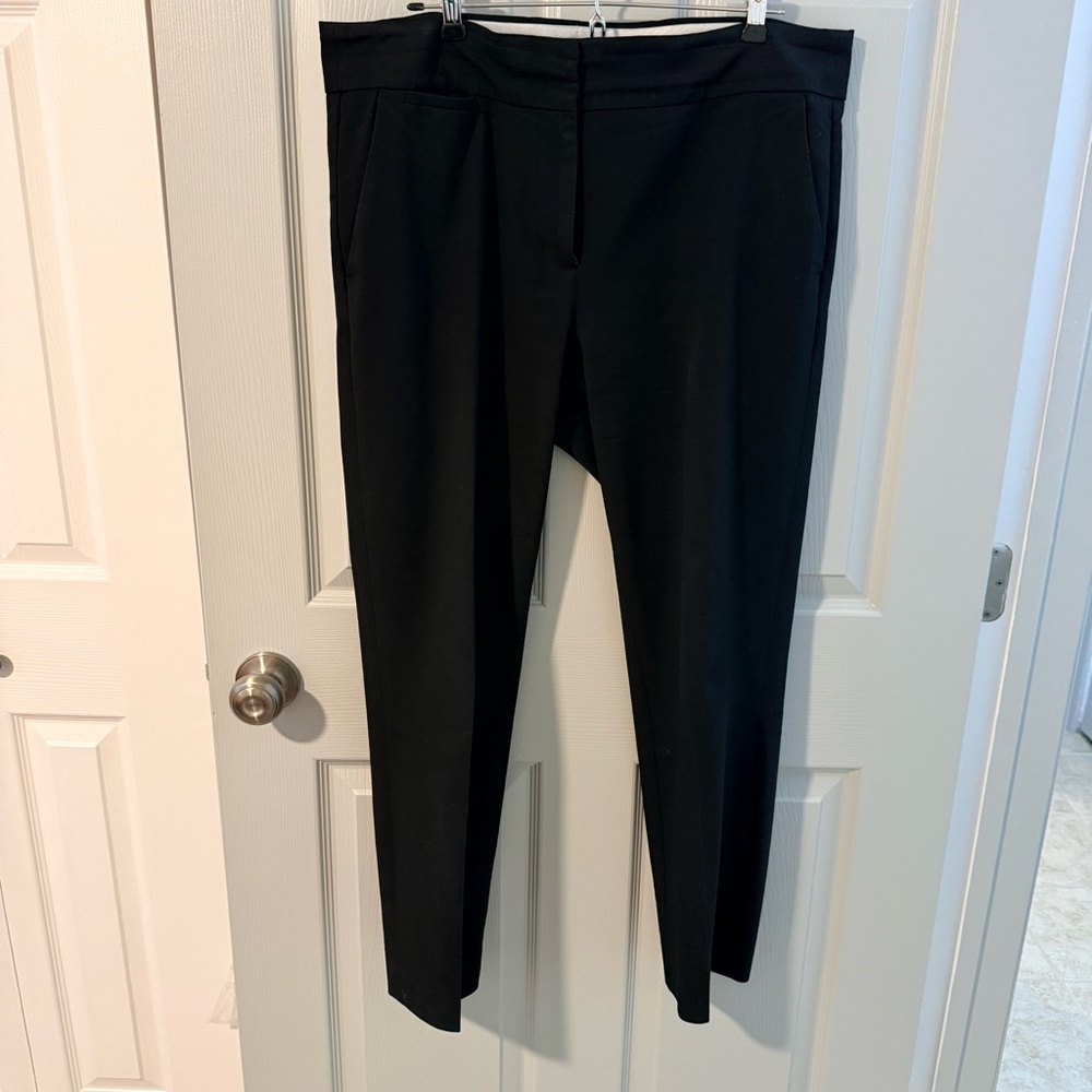 LOFT Marisa Fit Black Tailored Dress Pants